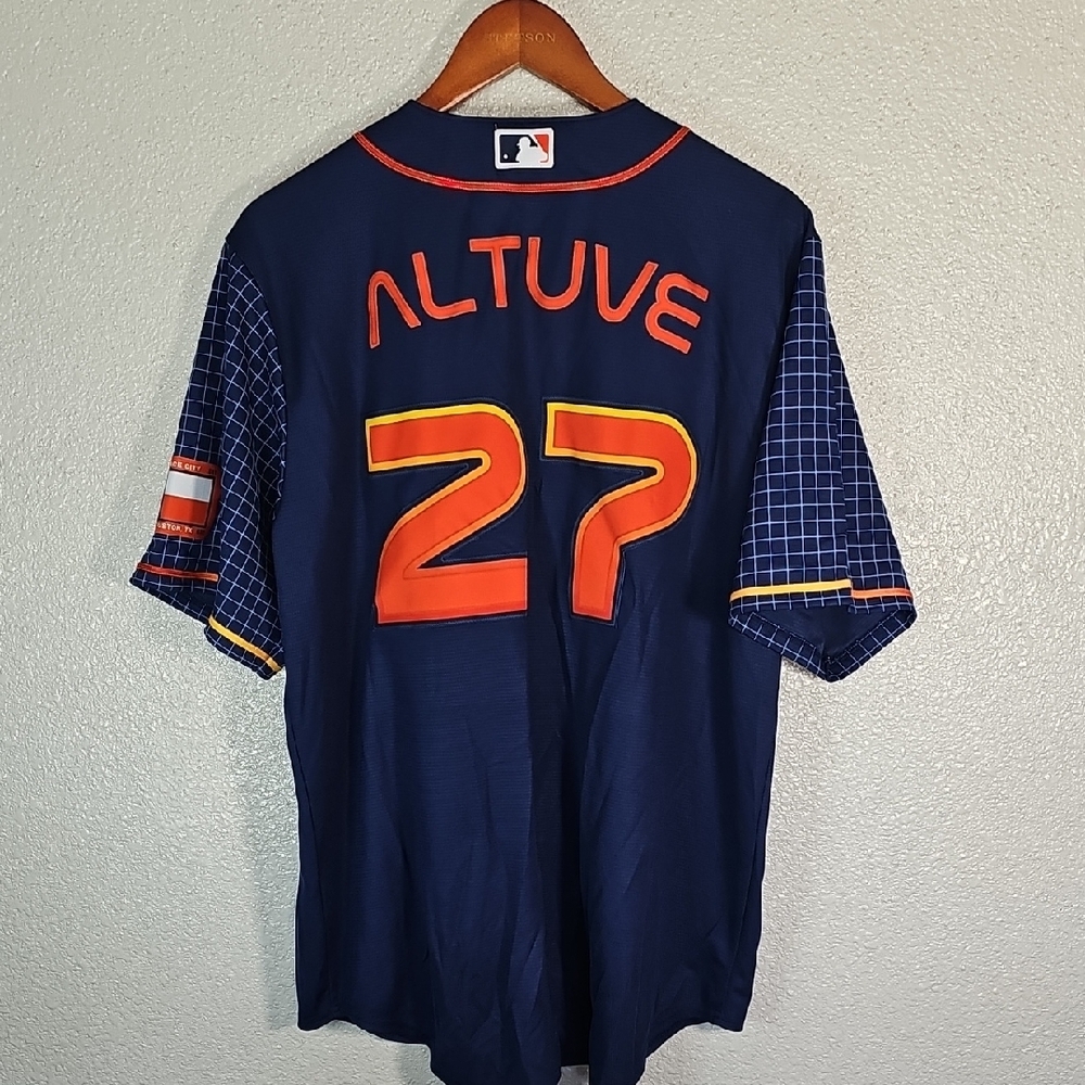 NWOT Nike Houston Astros Space City Jise Altuve Jersey.